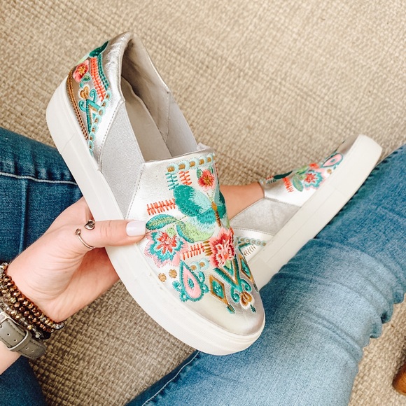 Johnny Was Shoes - Johnny Was Vinny Butterfly Loafer Sneakers